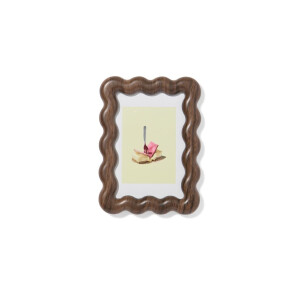 HEMA HEMA Fotolijst 10x15cm Hout Golf (donkerbruin)