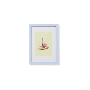 HEMA HEMA Fotolijst 10x15cm Hout Dun (lichtblauw)