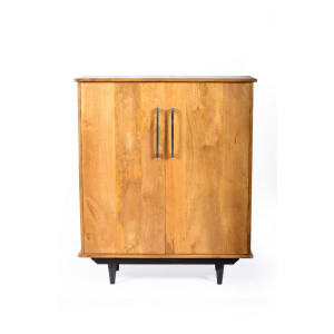 Livingfurn Opbergkast 'Ayleen' Mangohout, 108 x 90cm