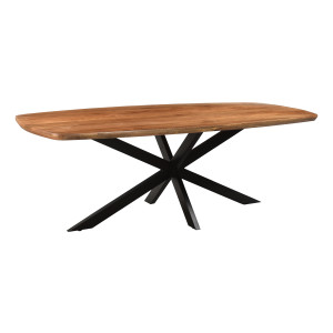 LivingFurn Deens Ovale Eettafel 'Jesper' Mangohout, 210 x 105cm