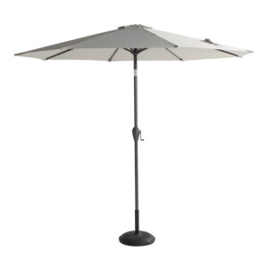 Hartman Parasol 'Sunline' 270cm, kleur Lichtgrijs