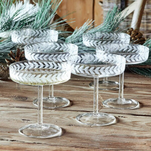 Champagneglas set van 6 Macomb