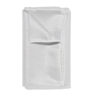HEMA HEMA Tafelkleed 214x137.5cm Glans Zilver (zilver)
