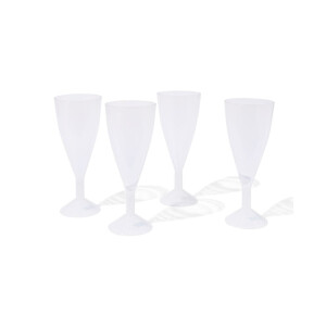 HEMA HEMA Champagneglazen Herbruikbaar 4 Stuks