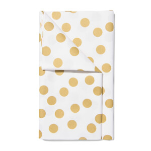 HEMA HEMA Tafelkleed 220x138cm Papier Goud (goud)