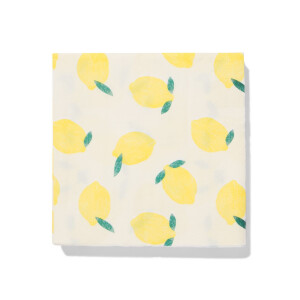 HEMA HEMA Servetten 33x33cm Papier Citroen - 20 Stuks (geel)
