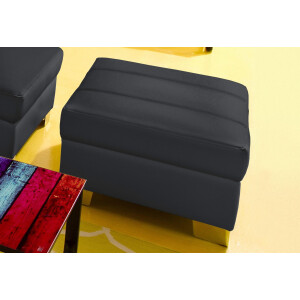 INOSIGN Hocker Turah met modern quilting past bij de serie, b/d/h: 85/61/40 cm, ook in leer