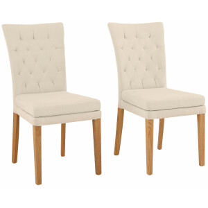 Home affaire Eetkamerstoel Colorado BESTSELLER Polsterstoel Poten in eiken of noten. In set van 2, 4 of 6
