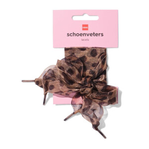 HEMA HEMA Schoenveters 120cm Panterprint (bruin)