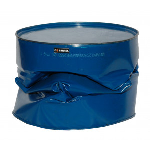 C-Barrel Dutch Design Circulaire Stoel - Blauw