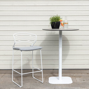 Nohr Ronde Bartafel 'Daman' 70cm, kleur Wit