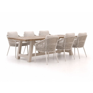 + 15% kassakorting | Bellagio Mineo/Bresimo 260cm dining tuinset 7-delig - Laagste prijsgarantie!