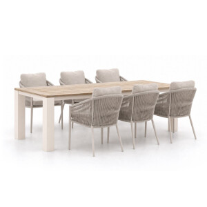 + 15% kassakorting | Bellagio Mineo/ROUGH-X 240cm dining tuinset 7-delig - Laagste prijsgarantie!
