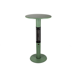 + 15% kassakorting | Monti HeatLine Vibe bartafel met terrasverwarmer 1500W ø60cm (h: 110cm) - Laagste prijsgarantie!