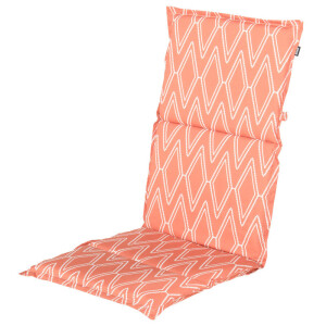 Textileenkussen hoge rug Emma cognac