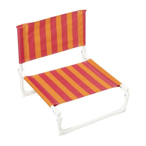 Strandstoeltje - roze/oranje - 45x45x46 cm