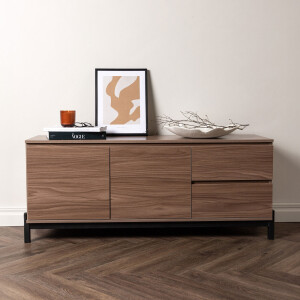 Nohr Dressoir 'Deven' 138cm, kleur Walnoot