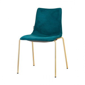 Designstoel Scab Zebra Pop - Set van 2 stoelen - Peacock Groen