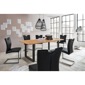 Home affaire Eettafel Brooklyn van massief wildeiken