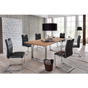 Home affaire Eettafel Brooklyn van massief wildeiken