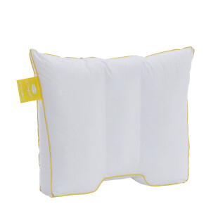 Silvana synthetisch hoofdkussen stevig (Comfort Geel) (60x70 cm)