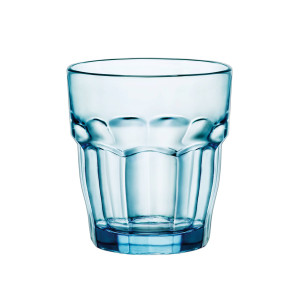 Bormioli Rocco Waterglazen Rock Bar - Blauw - 270 ml - 6 stuks