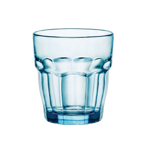 Bormioli Rocco Waterglazen Rock Bar - Blauw - 270 ml - 6 stuks