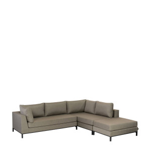 Exotan Exotan Loungeset Rechts Buiten Sicilië - Taupe - 60x262x246