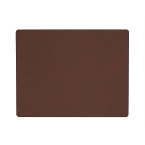 LIND DNA Placemat Nupo - Leer - Dark Brown - 45 x 35 cm