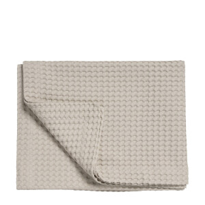 Vandyck katoenen bedsprei pique waffle (zandgrijs) (270x250 cm)