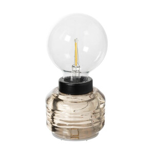 Mini tafellamp - roze - ø8x17 cm