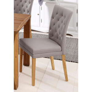 Home affaire Eetkamerstoel Colorado BESTSELLER Polsterstoel Poten in eiken of noten. In set van 2, 4 of 6