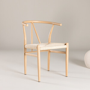 Nohr Eetkamerstoel 'Atalie' Rattan, kleur Beige