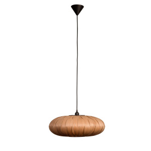 Dutchbone Bond Hanglamp Ovaal 50 cm Hout Naturel