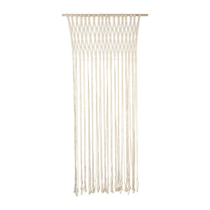 Deurgordijn macrame - beige - 90x200 cm