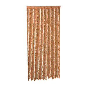 Deurgordijn fluffy - oranje - 90x200 cm