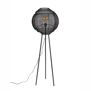 Dutchbone Meezan Vloerlamp Zwart