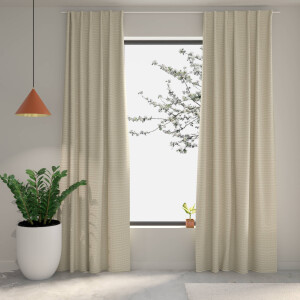 NOUS Living lichtdoorlatend gordijn kant en klaar thermo Dallas (130 x 270 cm)*