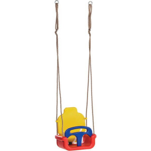 KBT Baby schommelzitje groeimodel (rood/geel)