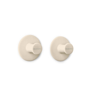 Brabantia ReNew Handdoekhaakjes - 2 stuks - Soft Beige