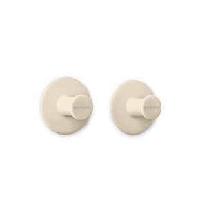 Brabantia ReNew handdoekhaakjes - 2 stuks - Soft Beige