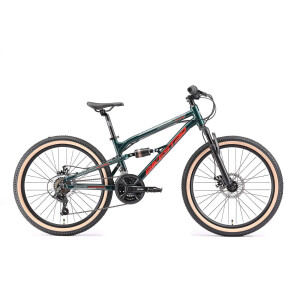 BikeStar MTB Fully kinderfiets 24 inch blauw