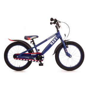 Bachtenkirch Navy kinderfiets 18 inch donkerblauw