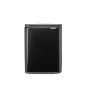 Brabantia Bo prullenbak - 12 l - Matt Black