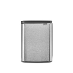 Brabantia Bo Prullenbak - 12 l - Matt Steel Fingerprint Proof