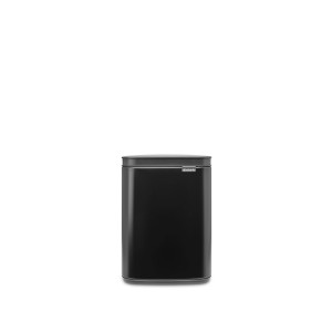 Brabantia Bo prullenbak - 4 l - Matt Black (4 liter)