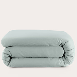 NOUS Kids katoenen dekbedovertrek ledikant lichtgroen (100x135 cm)