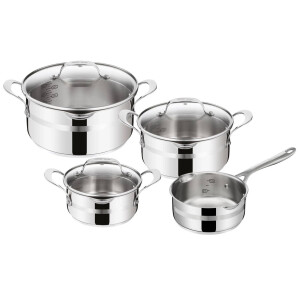 Jamie Oliver by Tefal Cook Smart pannenset (4-delig) (Ø16 + Ø16 + Ø20 + Ø24 cm)