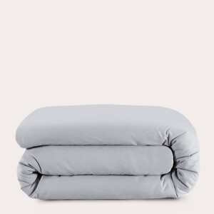 NOUS Kids katoenen dekbedovertrek ledikant lichtgrijs (100x135 cm)