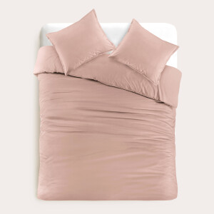 Studio LIVIT perkal katoenen dekbedovertrek 2 persoons roze (200x220 cm)